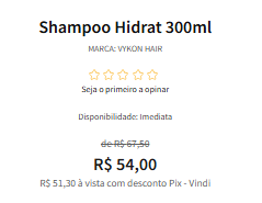 Shampoo Hidrat 300ml
